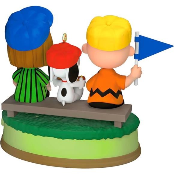 Christmas The Peanuts Gang, Batter Up! Musical Ornament, Gifts for Peanuts Fans - Picture 5 of 6